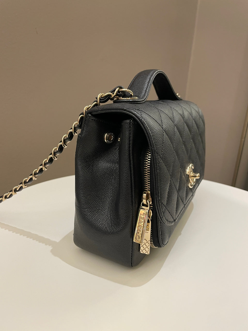 Chanel Business Affinity Flap Black Caviar