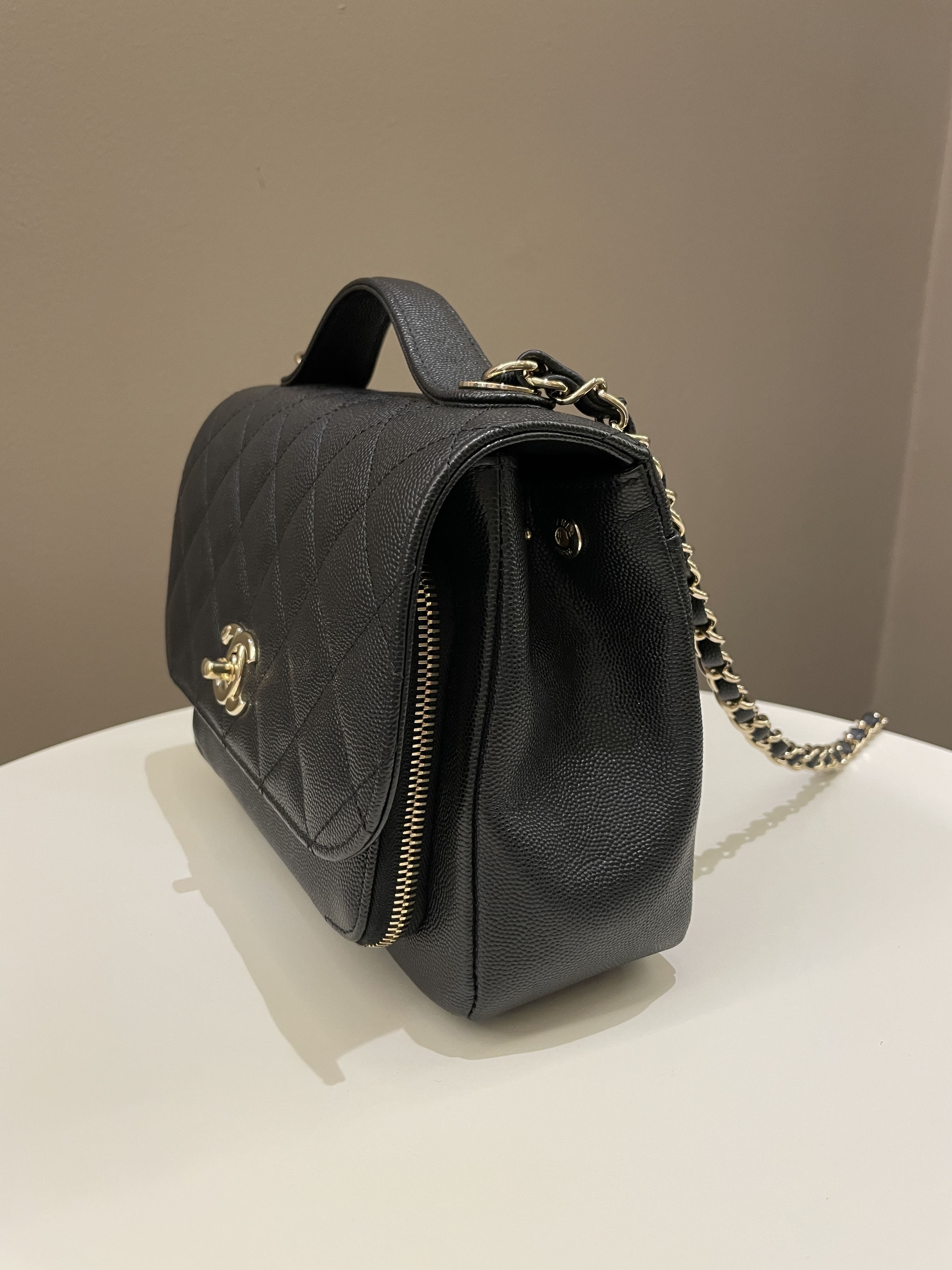 Chanel Business Affinity Flap Black Caviar