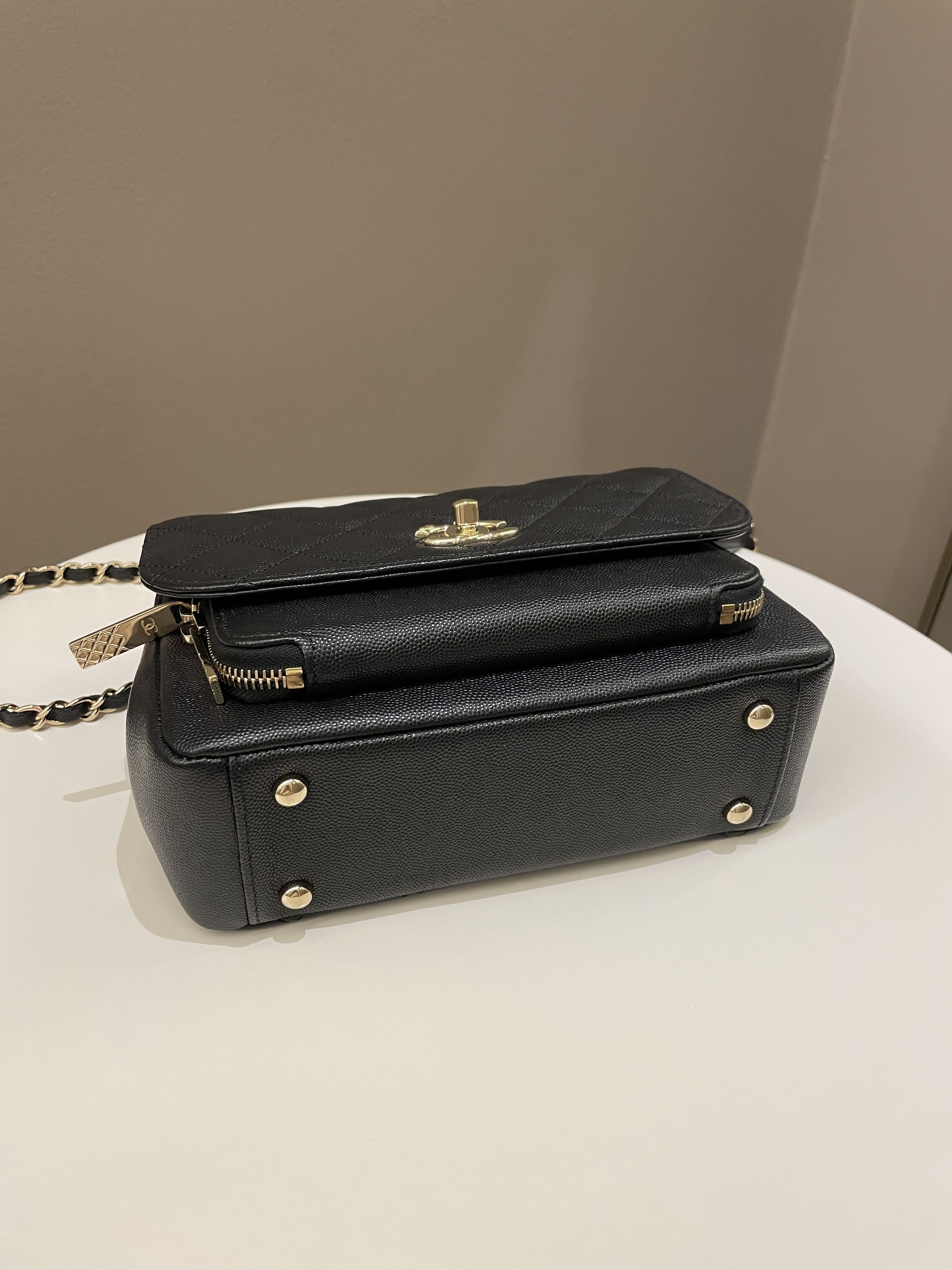 Chanel Business Affinity Flap Black Caviar