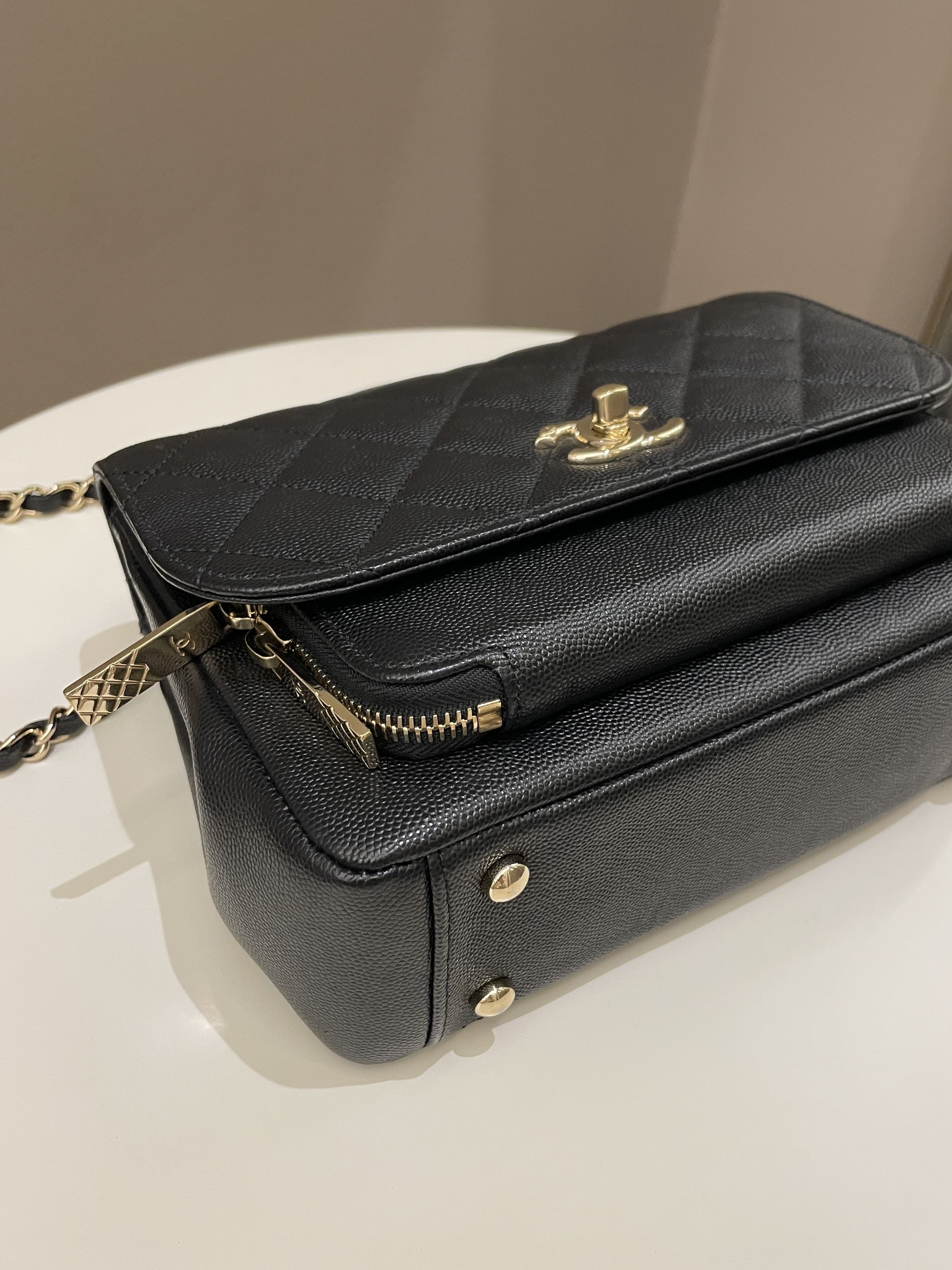 Chanel Business Affinity Flap Black Caviar
