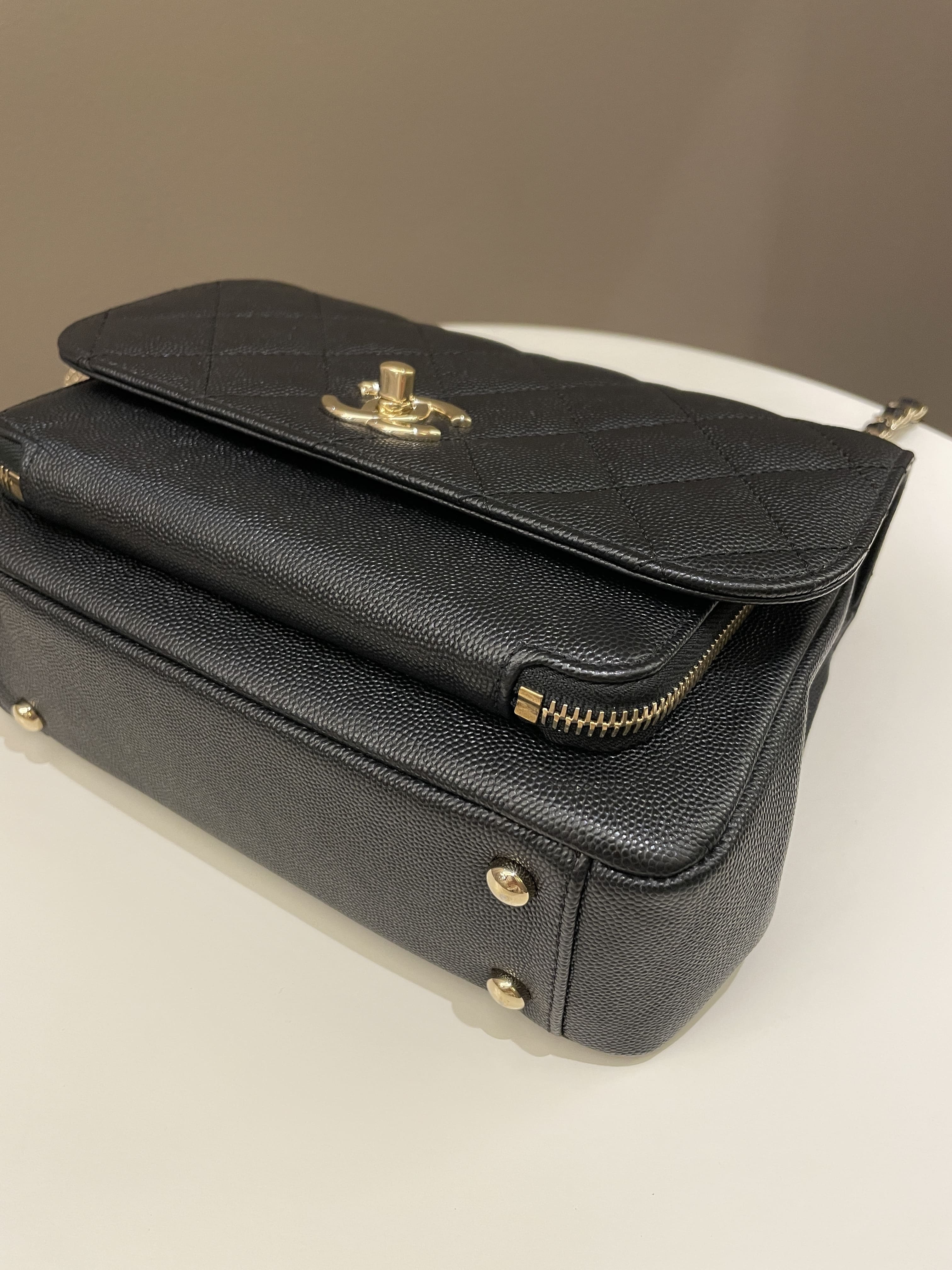 Chanel Business Affinity Flap Black Caviar