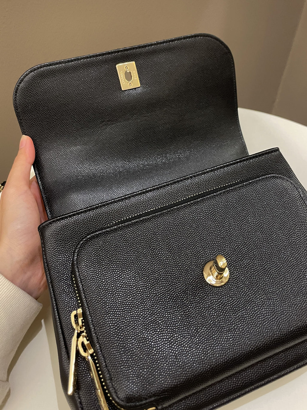 Chanel Business Affinity Flap Black Caviar