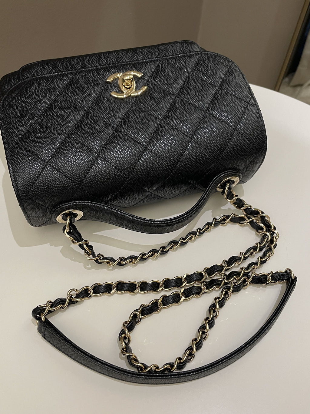 Chanel Business Affinity Flap Black Caviar