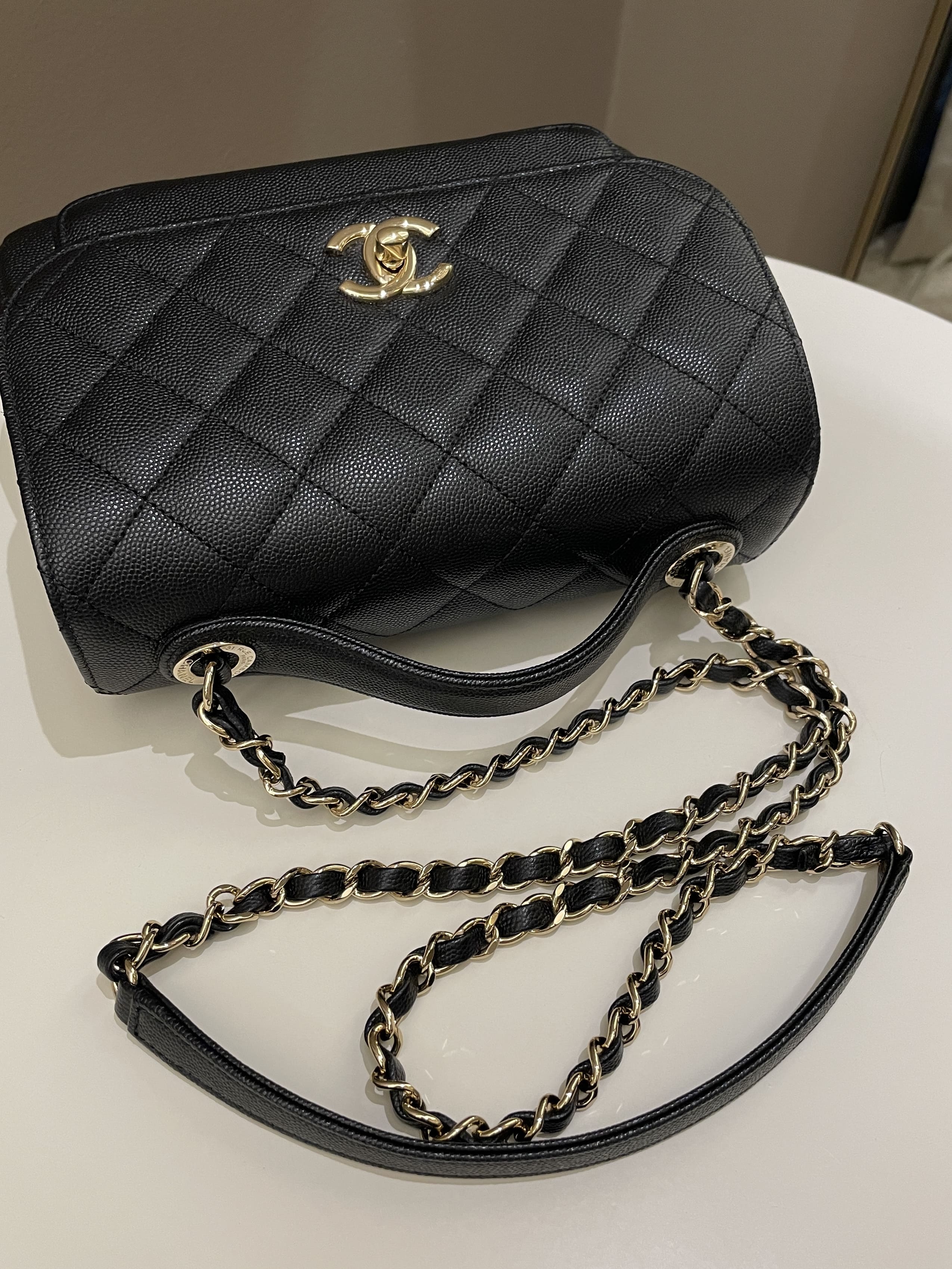 Chanel Business Affinity Flap Black Caviar