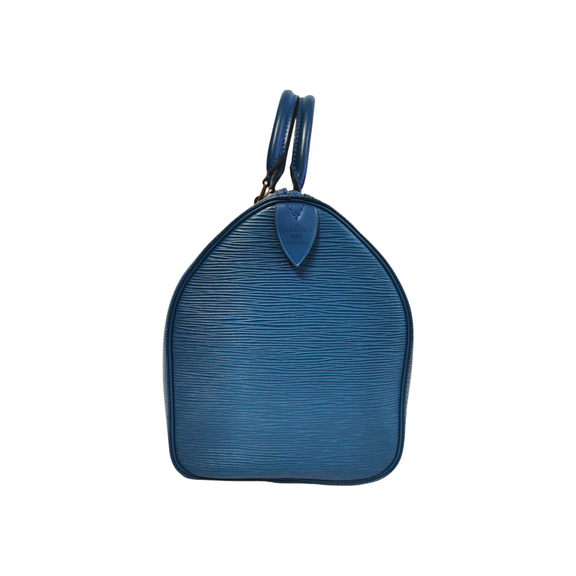 Louis Vuitton Speedy 30 Blue Epi