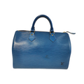 Louis Vuitton Speedy 30 Blue Epi
