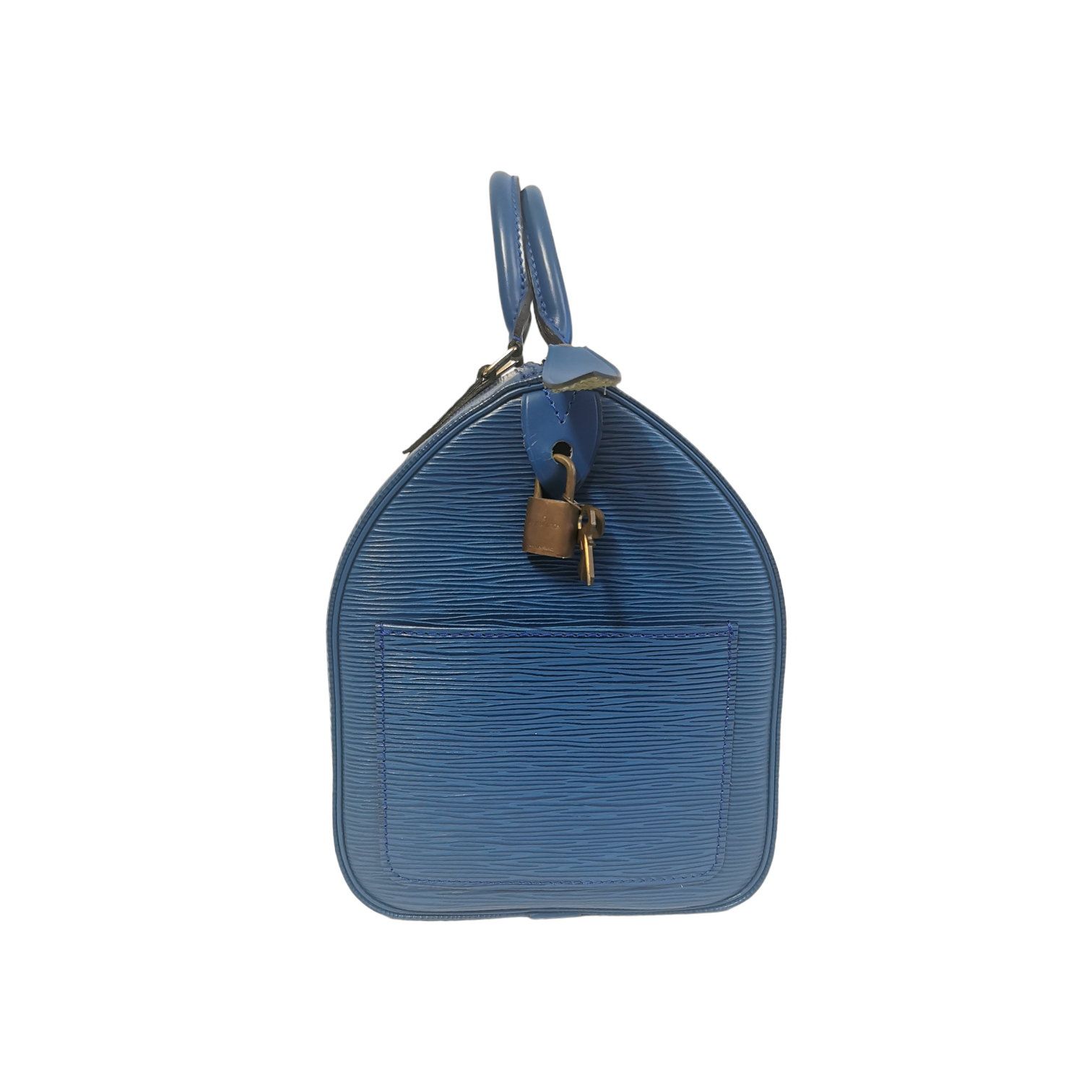 Louis Vuitton Speedy 30 Blue Epi