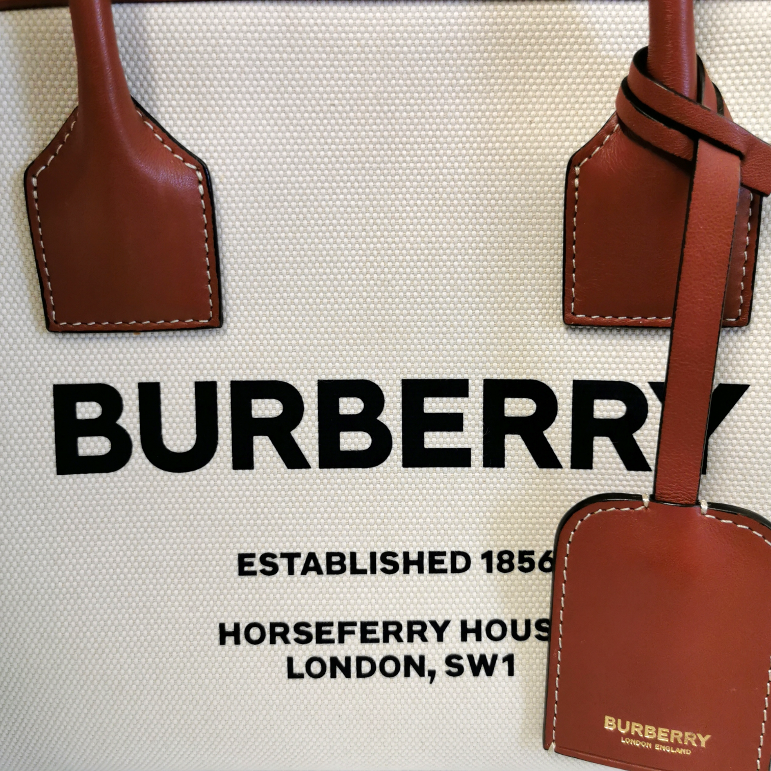 Burberry Crossbody Bag Green Canvas