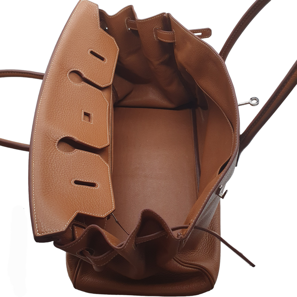 HermÃƒÆ’Ã‚Â¨s Birkin 40 Brown Clemence Palladium