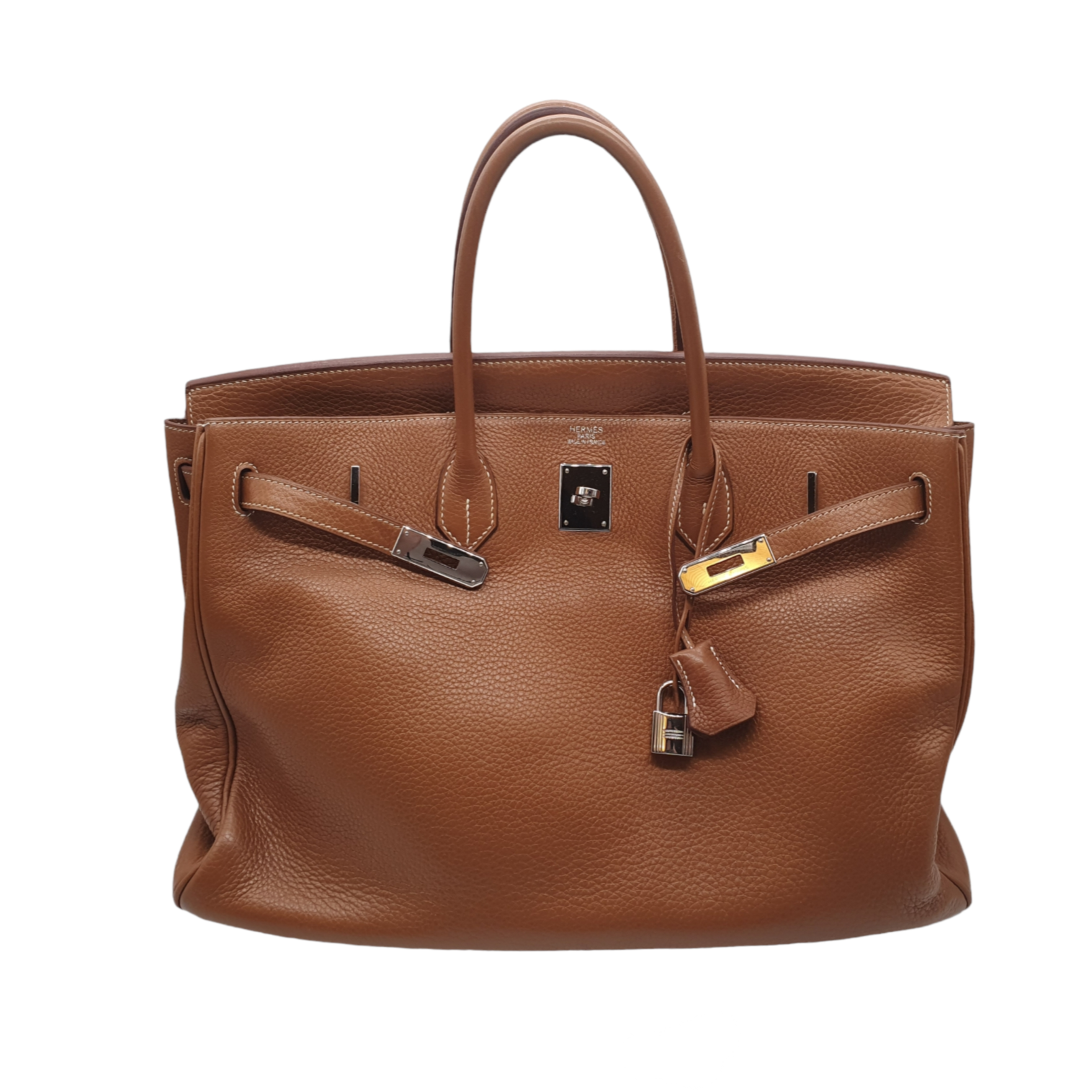 HermÃƒÆ’Ã‚Â¨s Birkin 40 Brown Clemence Palladium