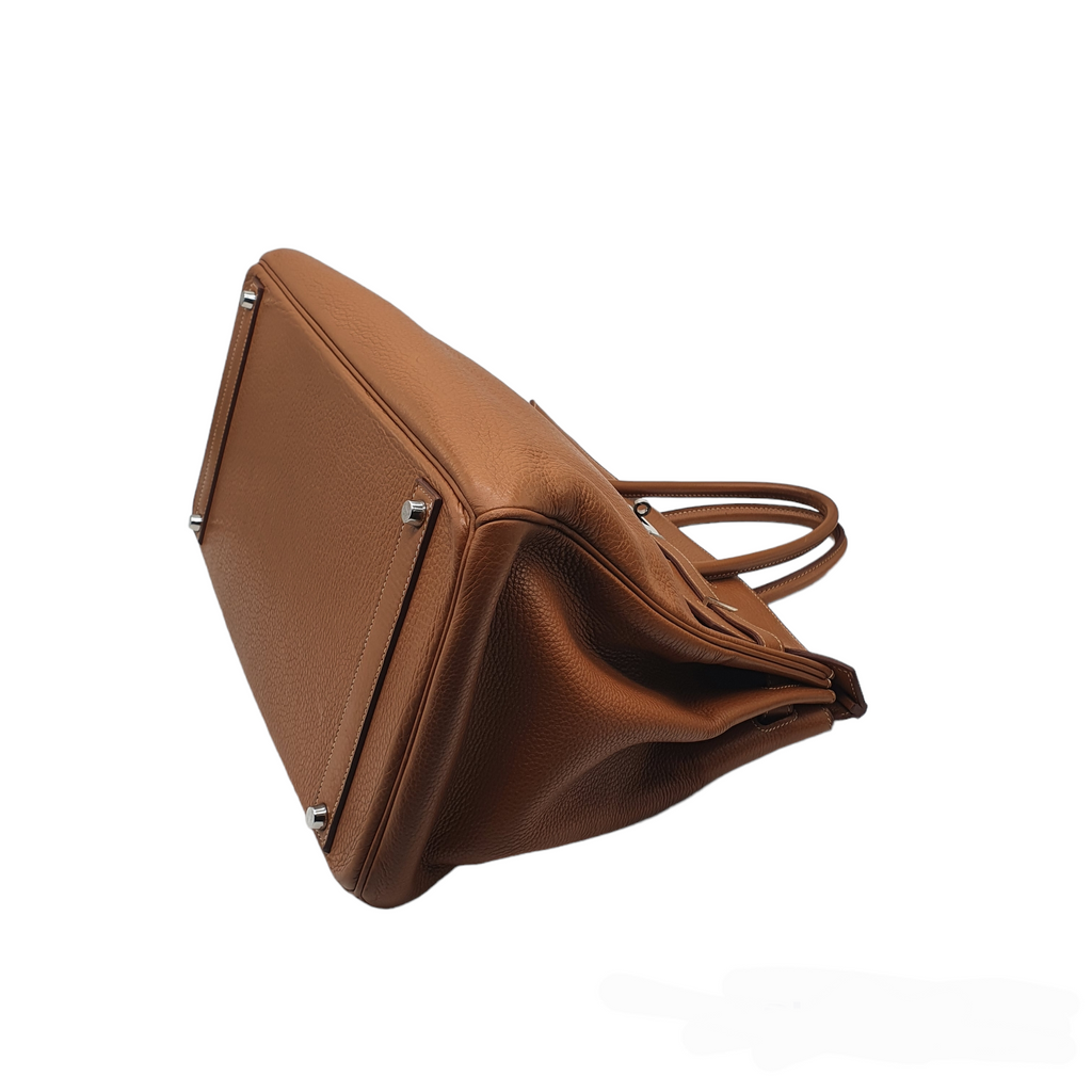 HermÃƒÆ’Ã‚Â¨s Birkin 40 Brown Clemence Palladium
