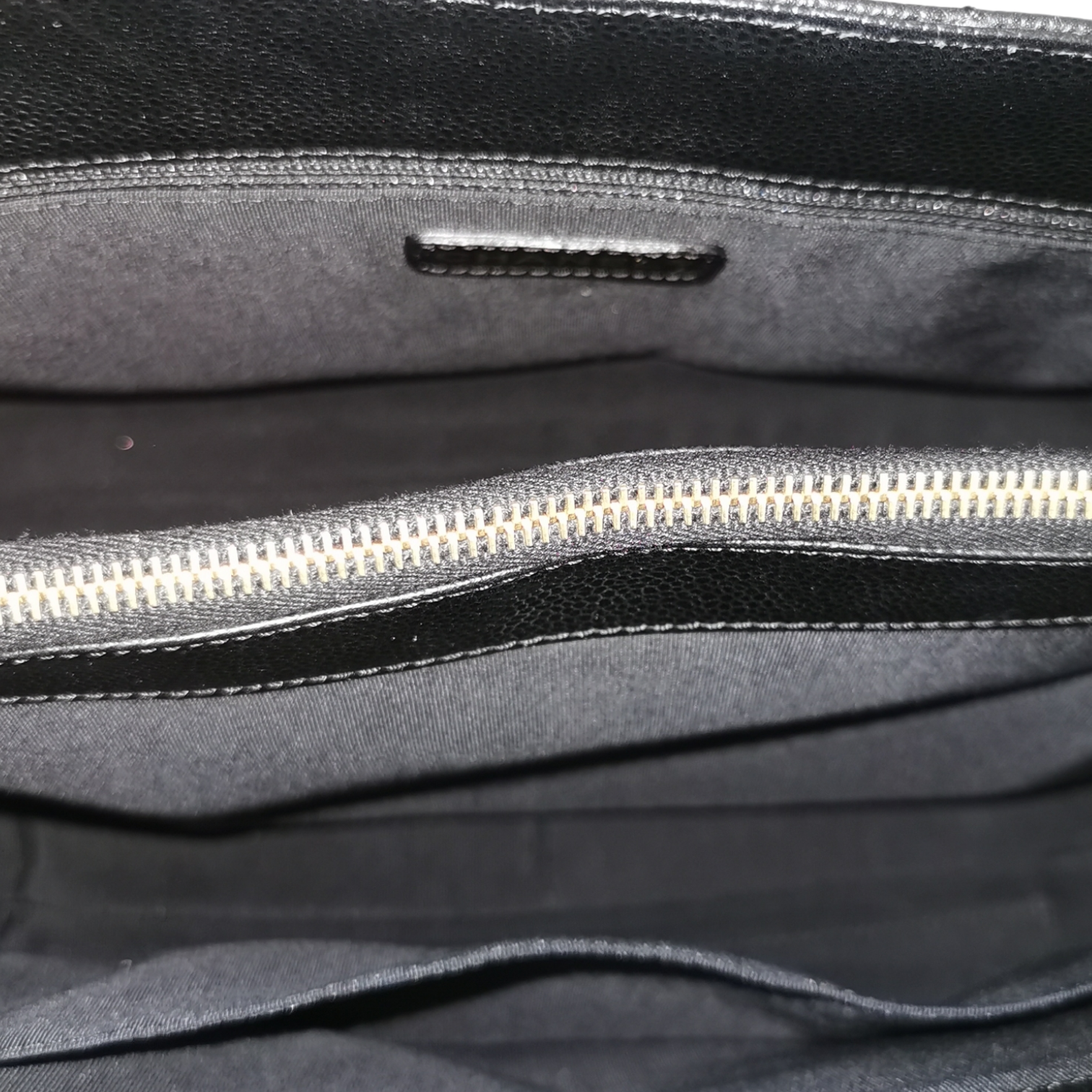 Chanel GST Black Caviar Gold