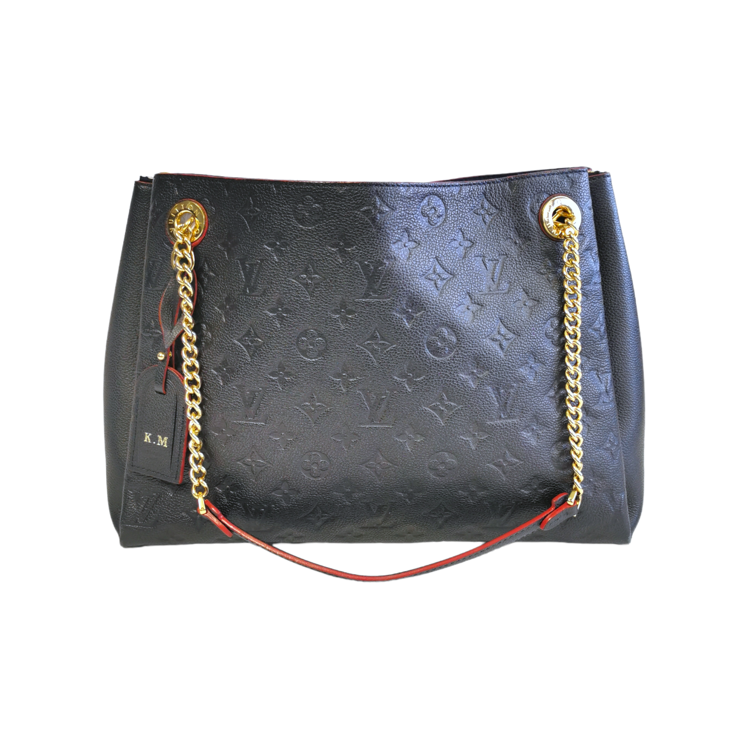 Louis Vuitton Surene MM Marine Rouge Monogram Empreinte