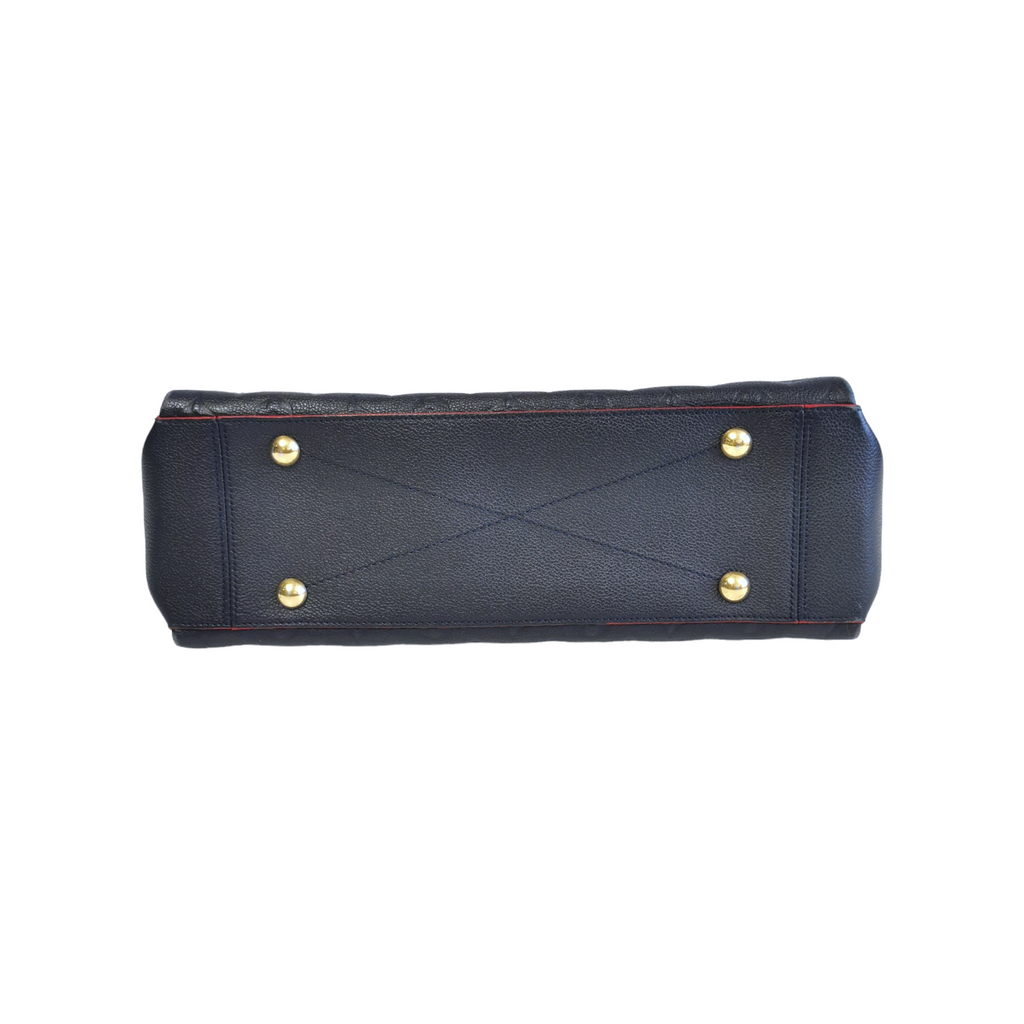 Louis Vuitton Surene MM Marine Rouge Monogram Empreinte