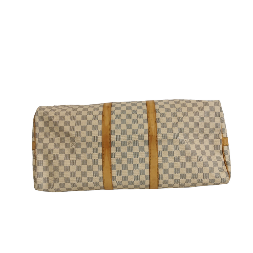 Louis Vuitton Keepall 55 Damier Azur Canvas