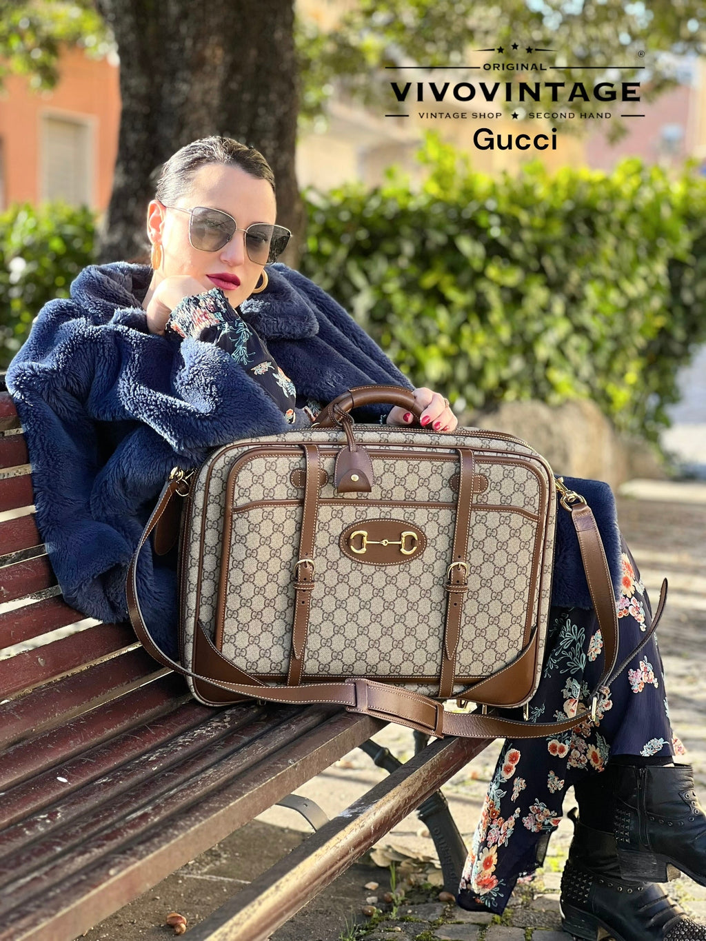 Borsa da viaggio Gucci Horsebit