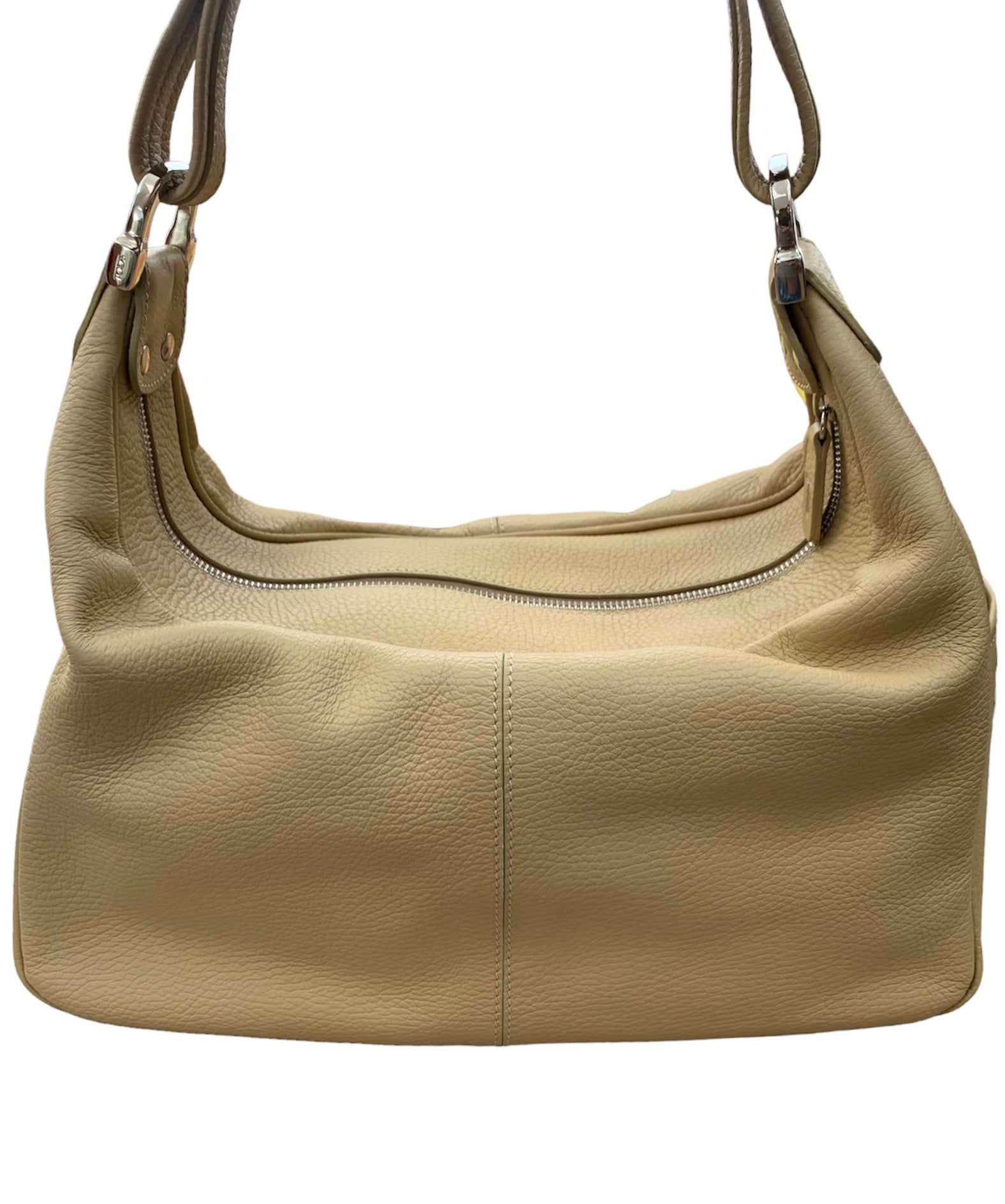 Todds Beige Leather Handbag
