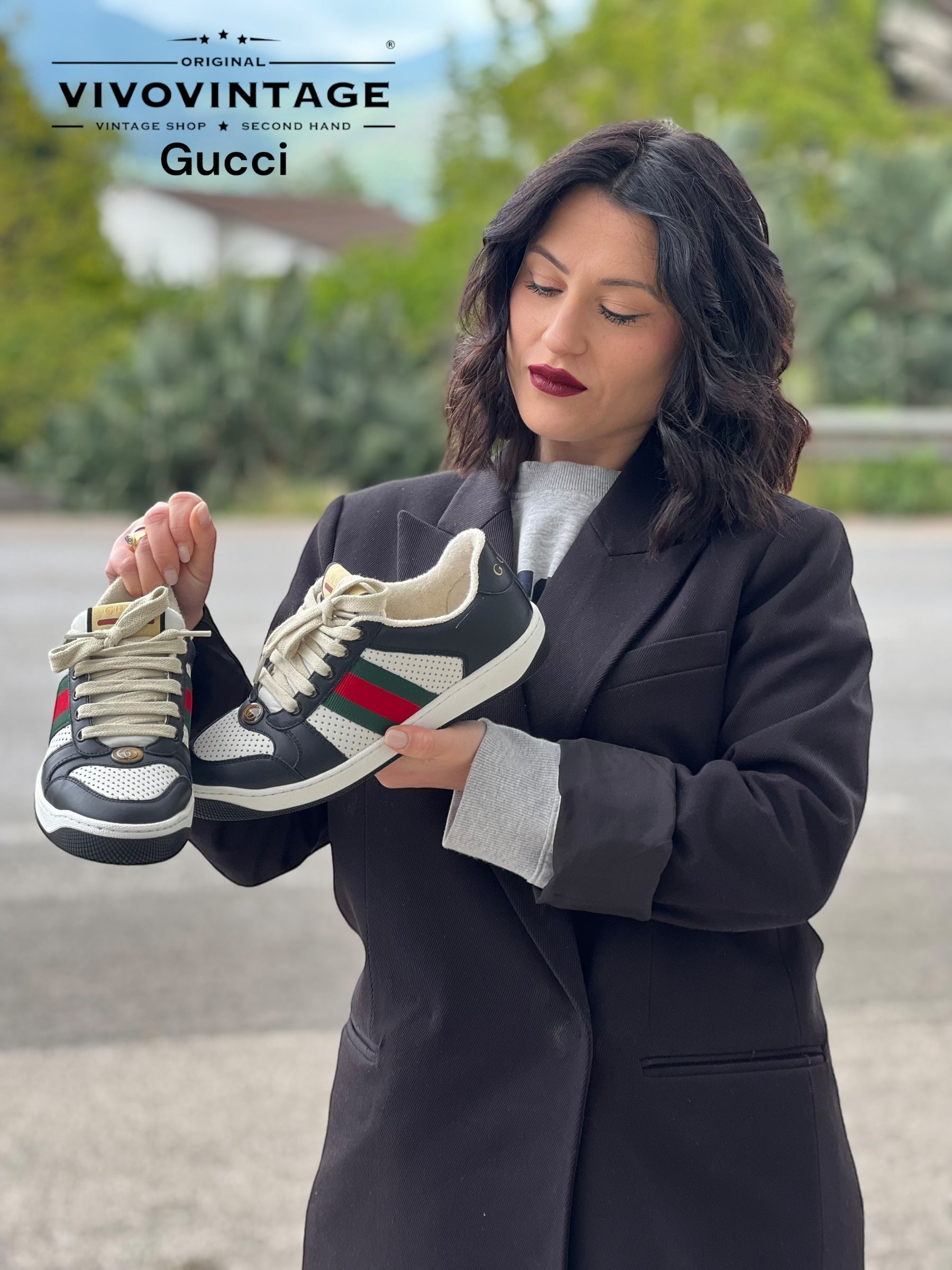 Scarpe sneakers Gucci Web n. 37
