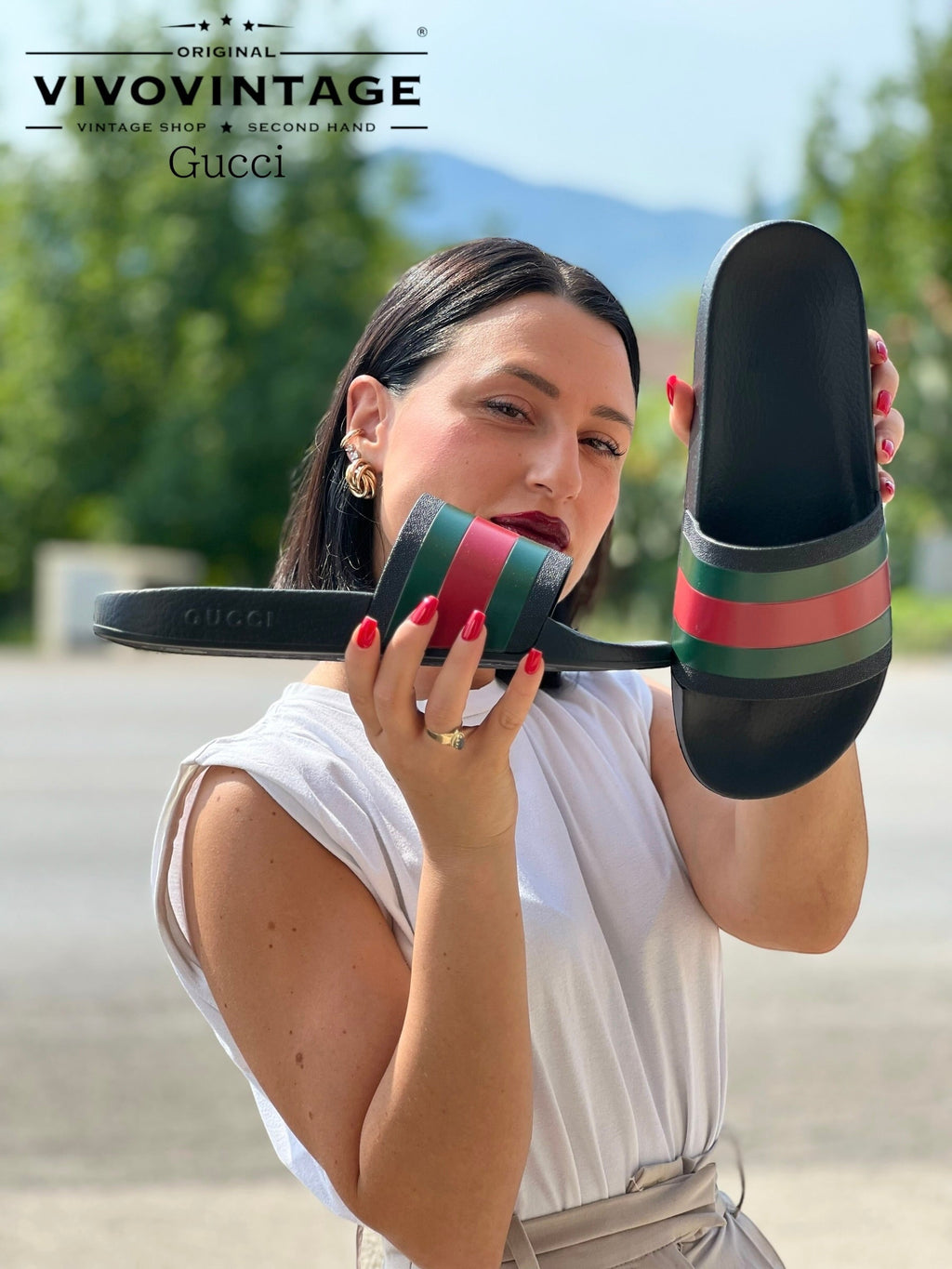 Sandalo slider Gucci N.44