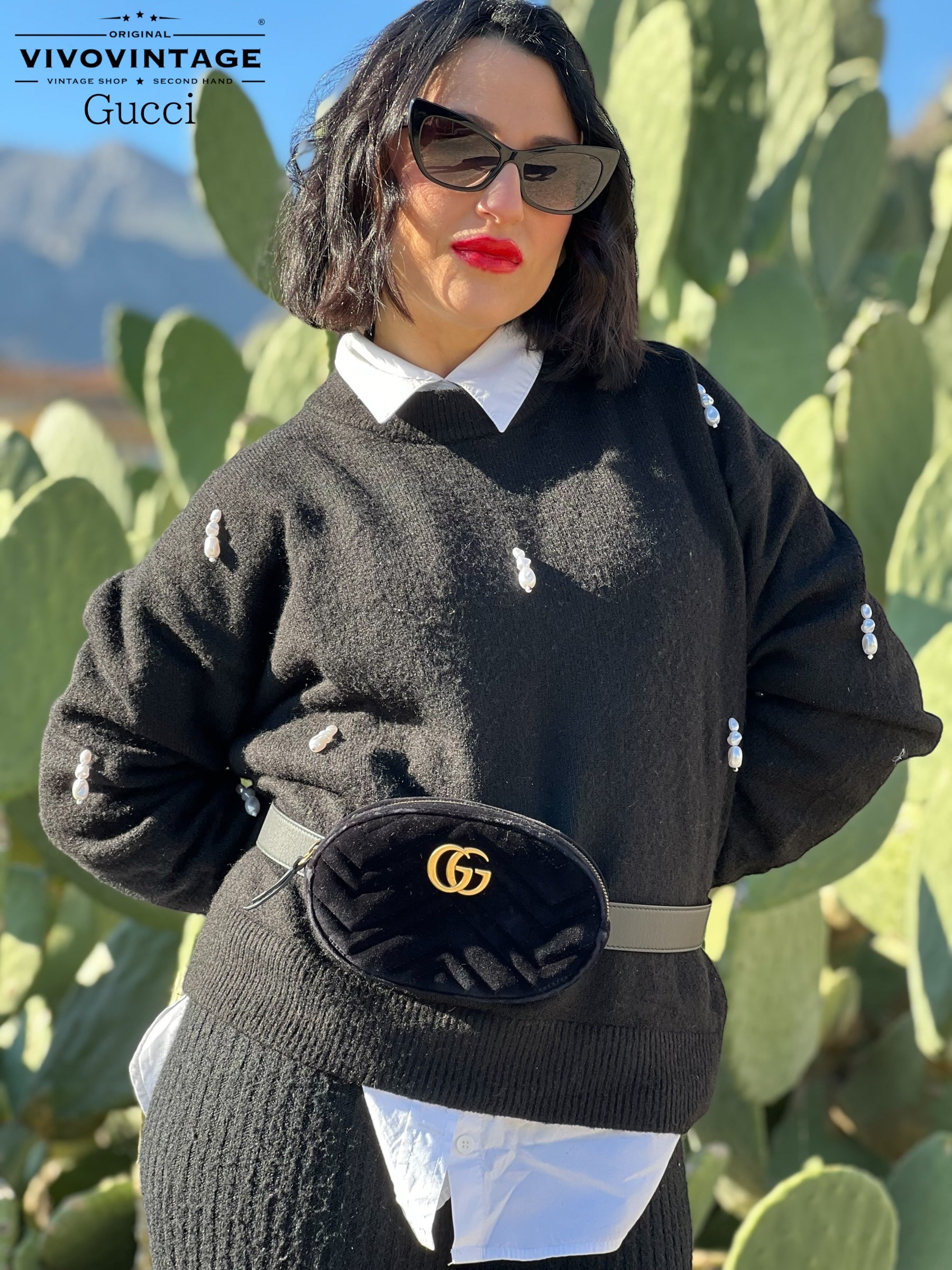Marsupio velvet Gucci