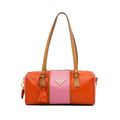 Prada Racer Perforated Leather Shoulder Bag (SHG-nkEDYs)