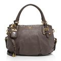Prada Soft Calf Sacca 2 Manici Medium Satchel (SHF-IrfhQZ)