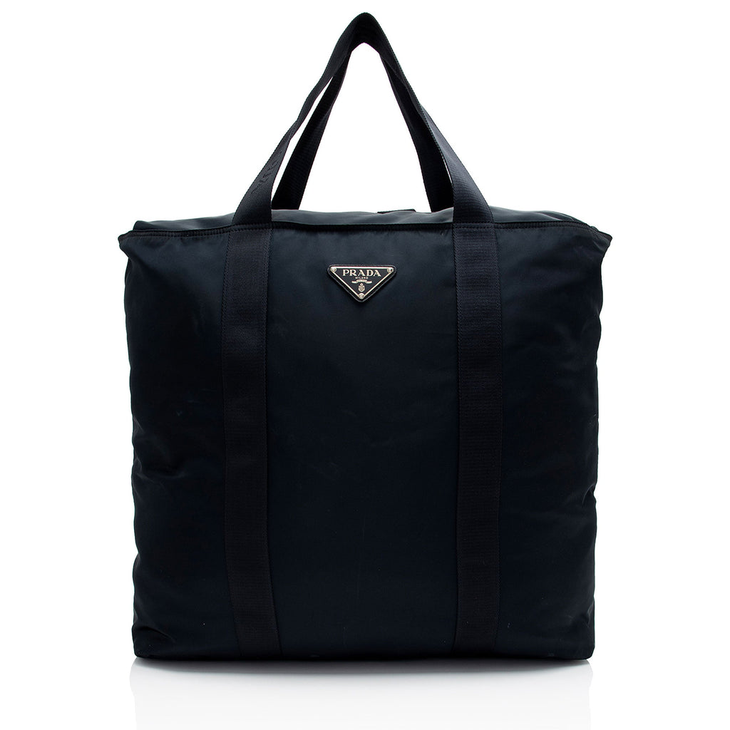 Prada Tessuto Vertical Duffle Bag (SHF-2Gs5Cd)