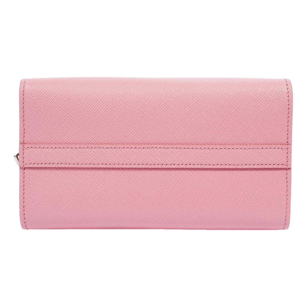 Prada Kristen Saffiano Top Handle Mini Tote Crossbody Bag Petalo Pink