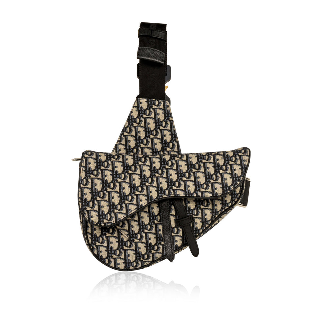 Mens Saddle Bag - Oblique Canvas