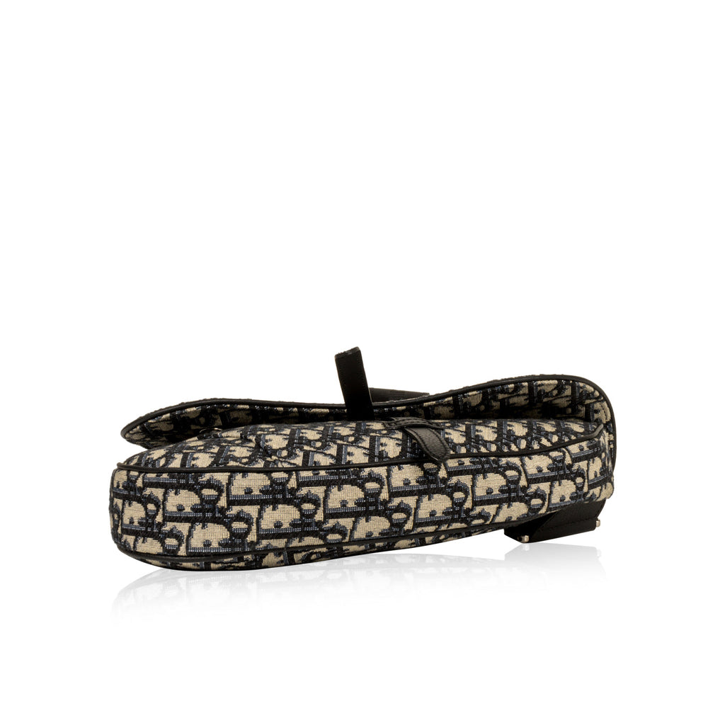 Mens Saddle Bag - Oblique Canvas