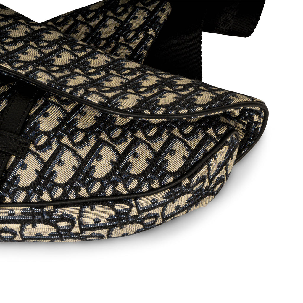Mens Saddle Bag - Oblique Canvas