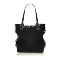 Black Gucci GG Canvas Belt Tote