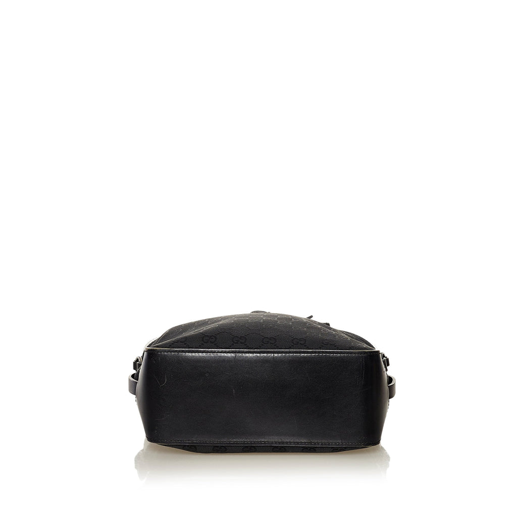 Black Gucci GG Canvas Belt Tote