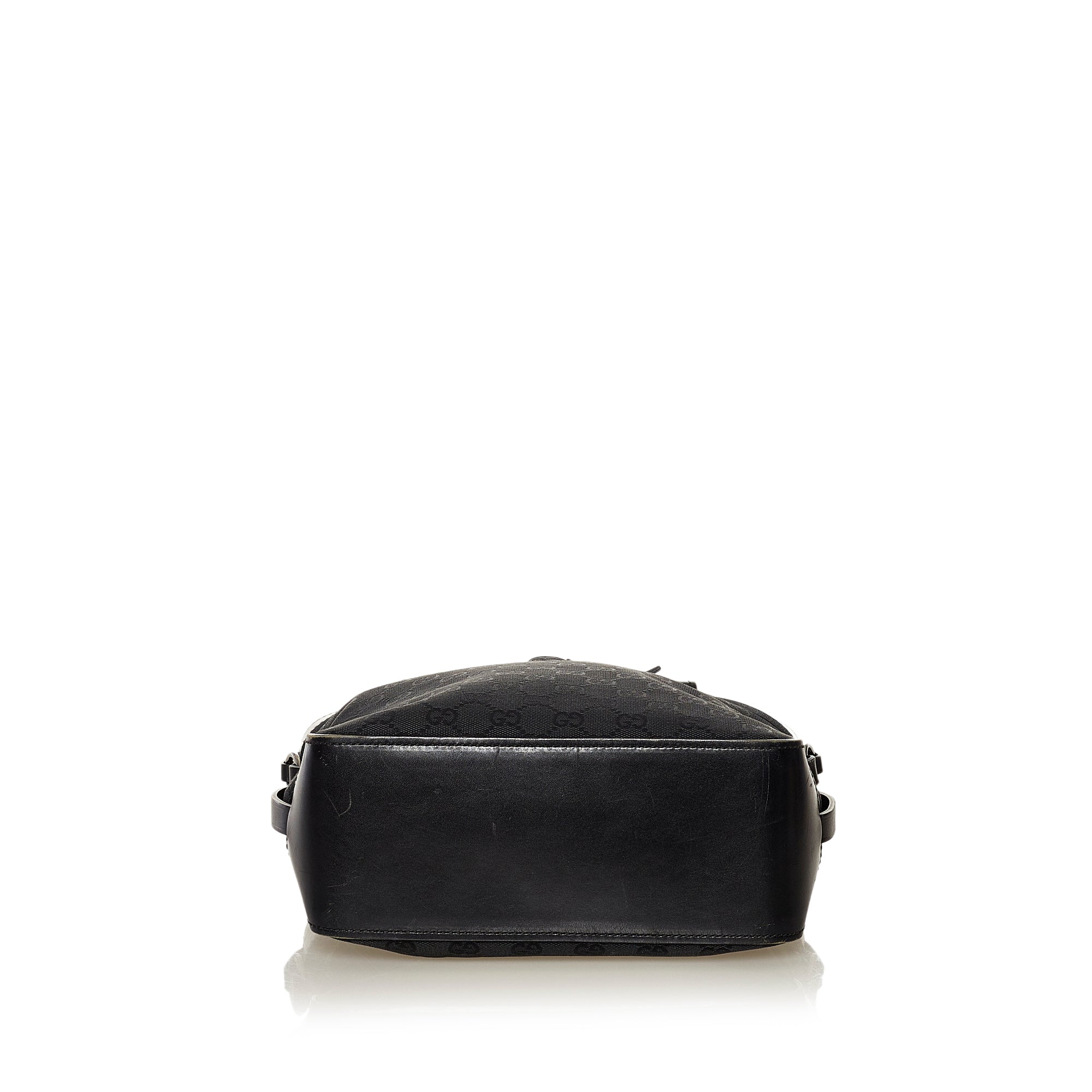 Black Gucci GG Canvas Belt Tote