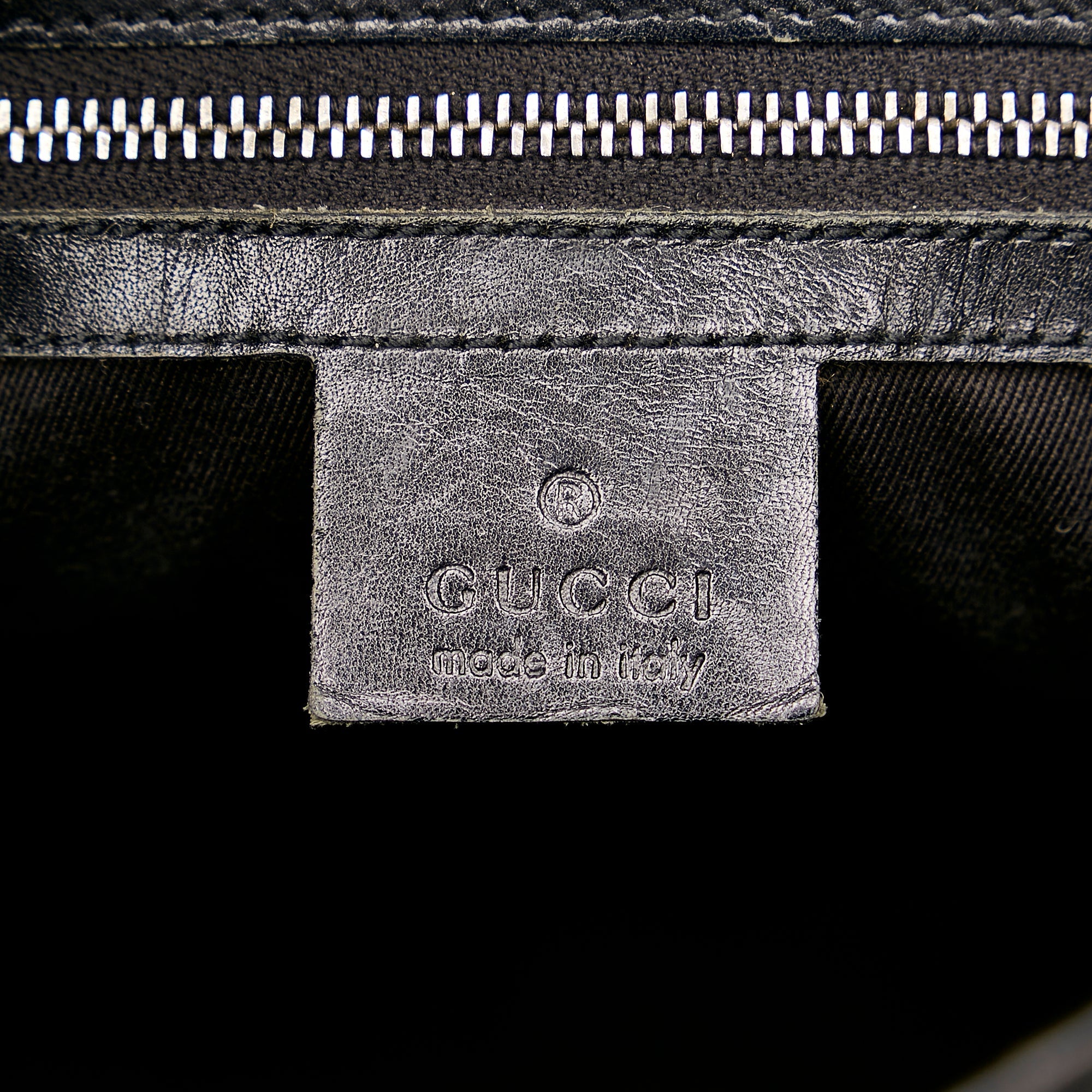 Black Gucci GG Canvas Belt Tote
