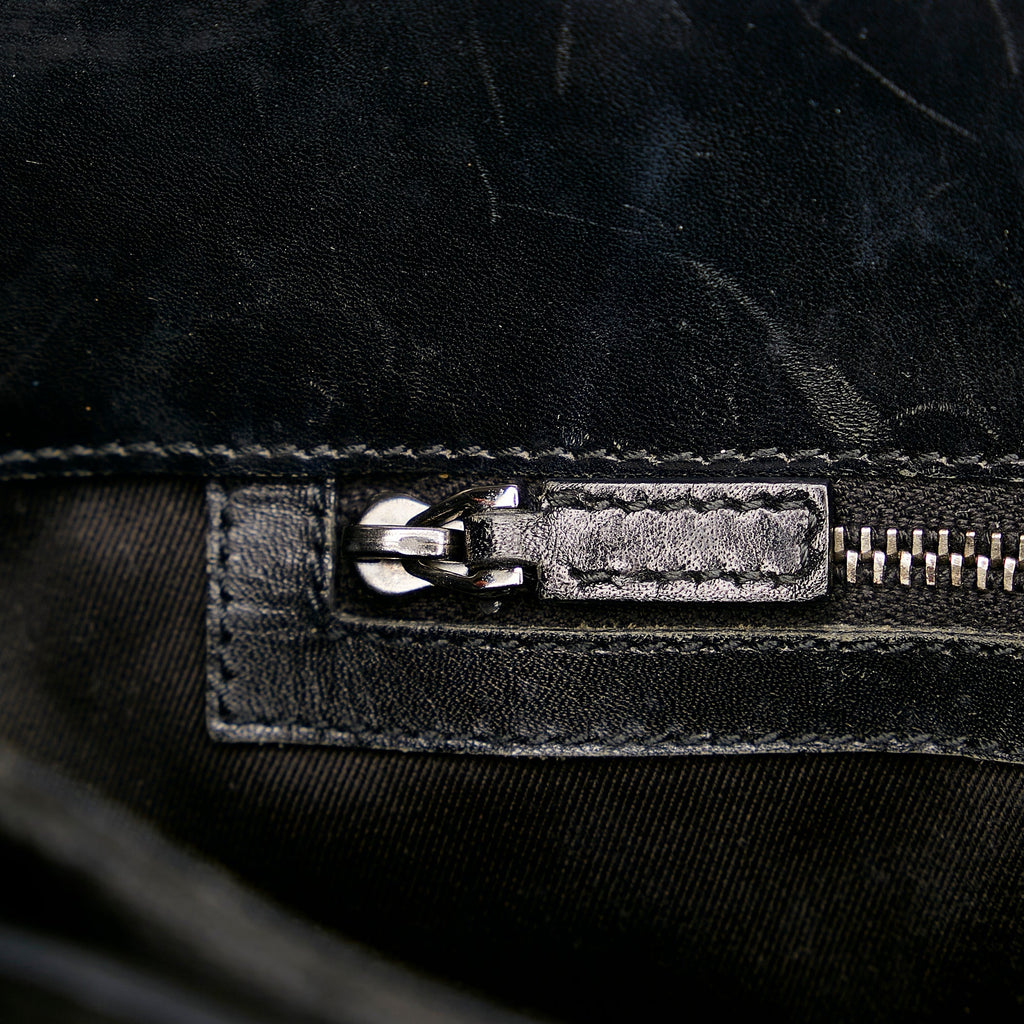 Black Gucci GG Canvas Belt Tote