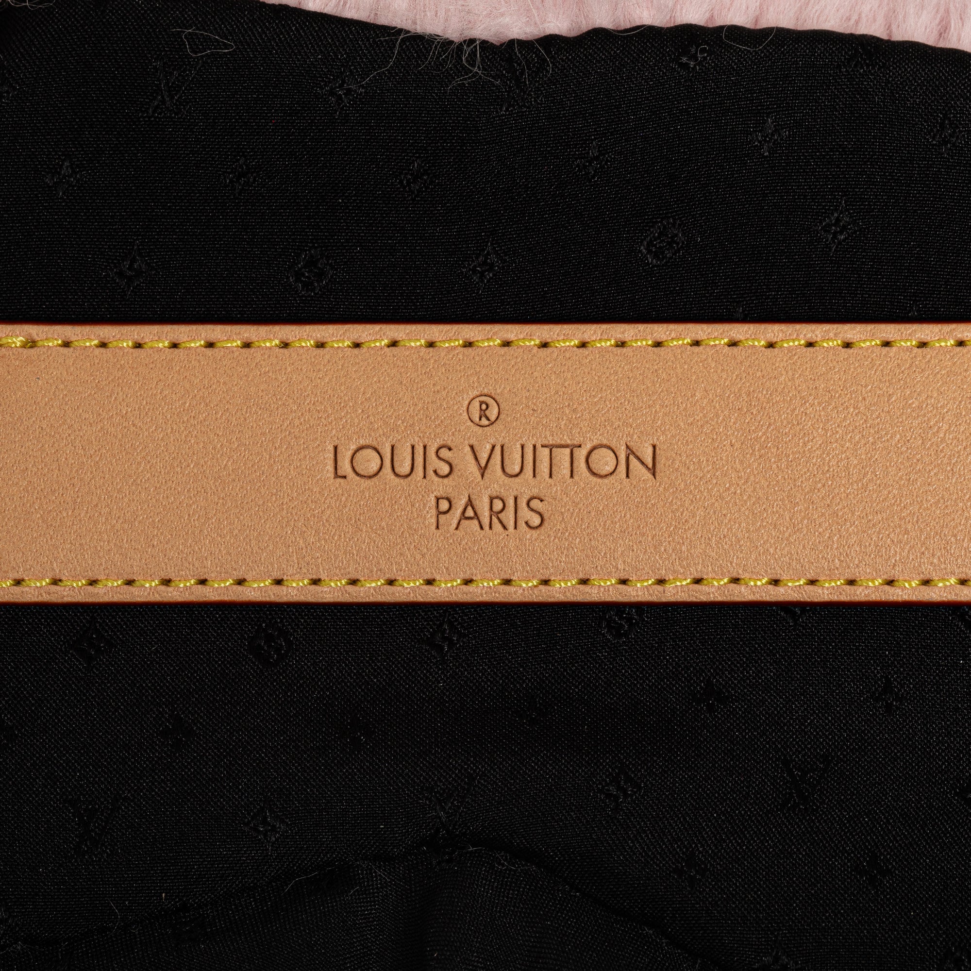 Pink Louis Vuitton Monogram Mink Eye Mask