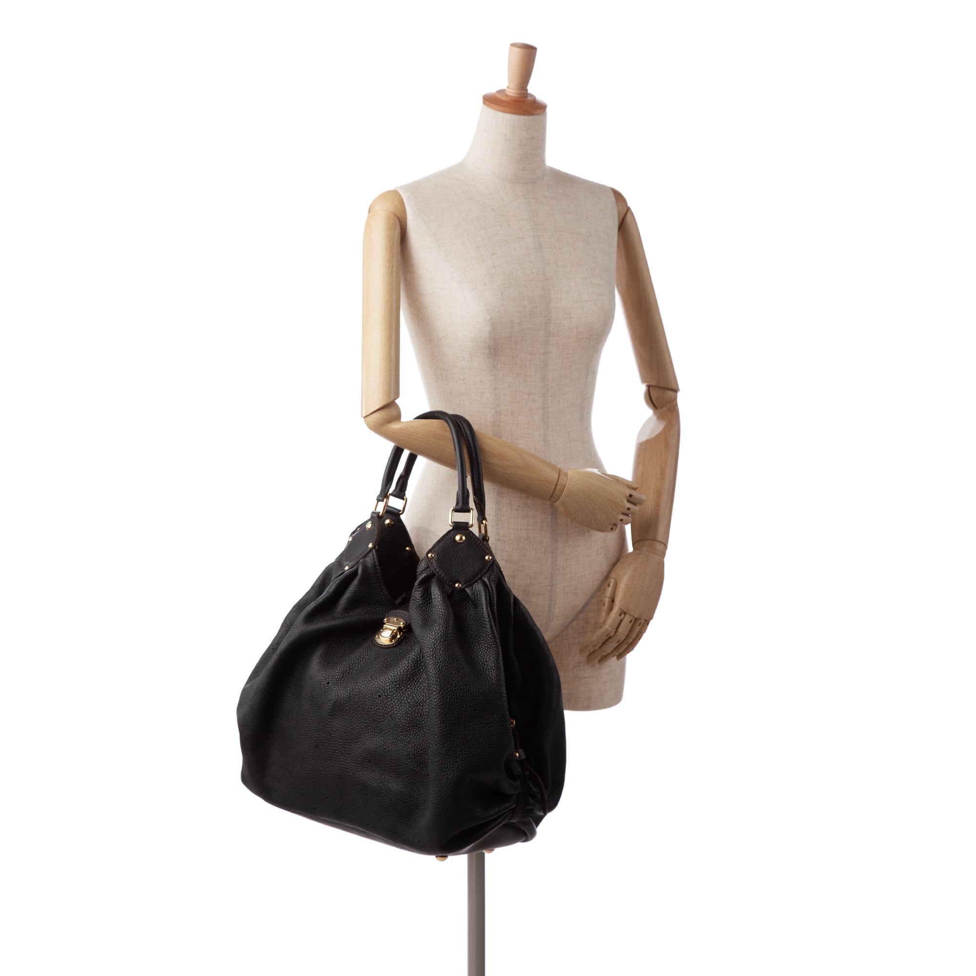 Louis Vuitton Mahina Shopper GM Black