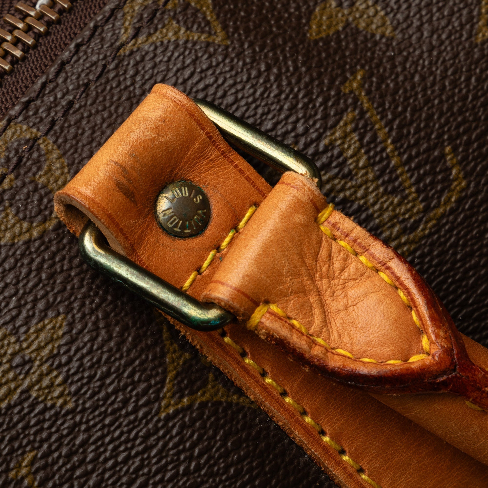 Brown Louis Vuitton Monogram Keepall 50 Travel Bag
