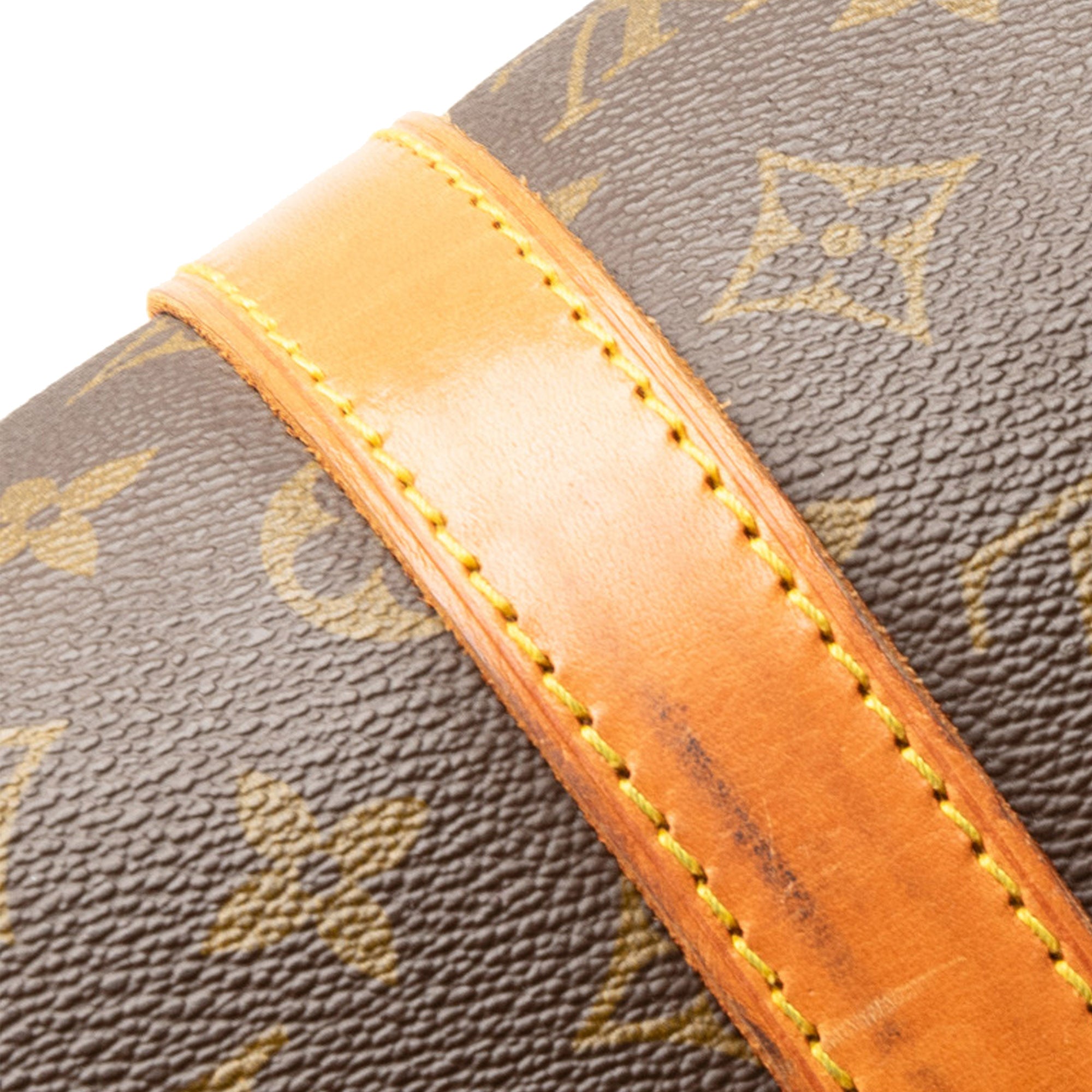 Brown Louis Vuitton Monogram Keepall 50 Travel Bag