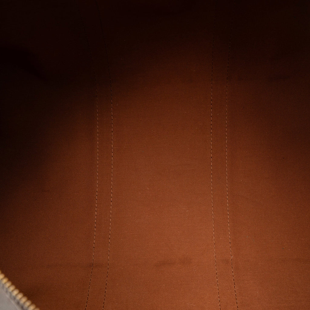 Brown Louis Vuitton Monogram Keepall 50 Travel Bag