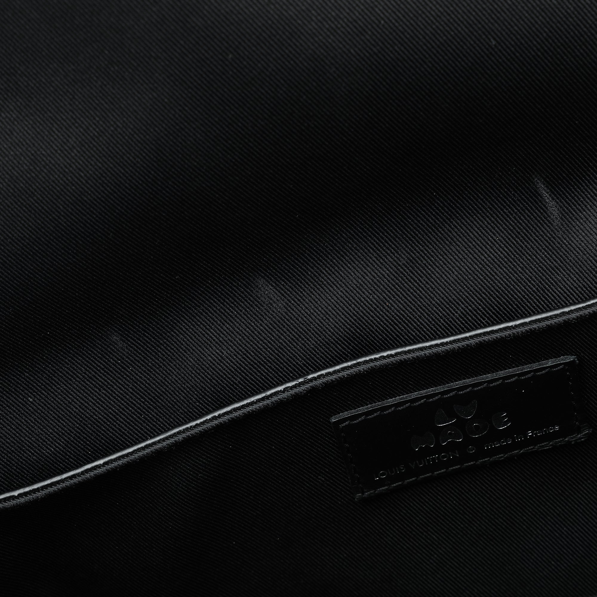 Black Louis Vuitton x Nigo Besace Tokyo Monogram Denim Taurillon Messenger Bag