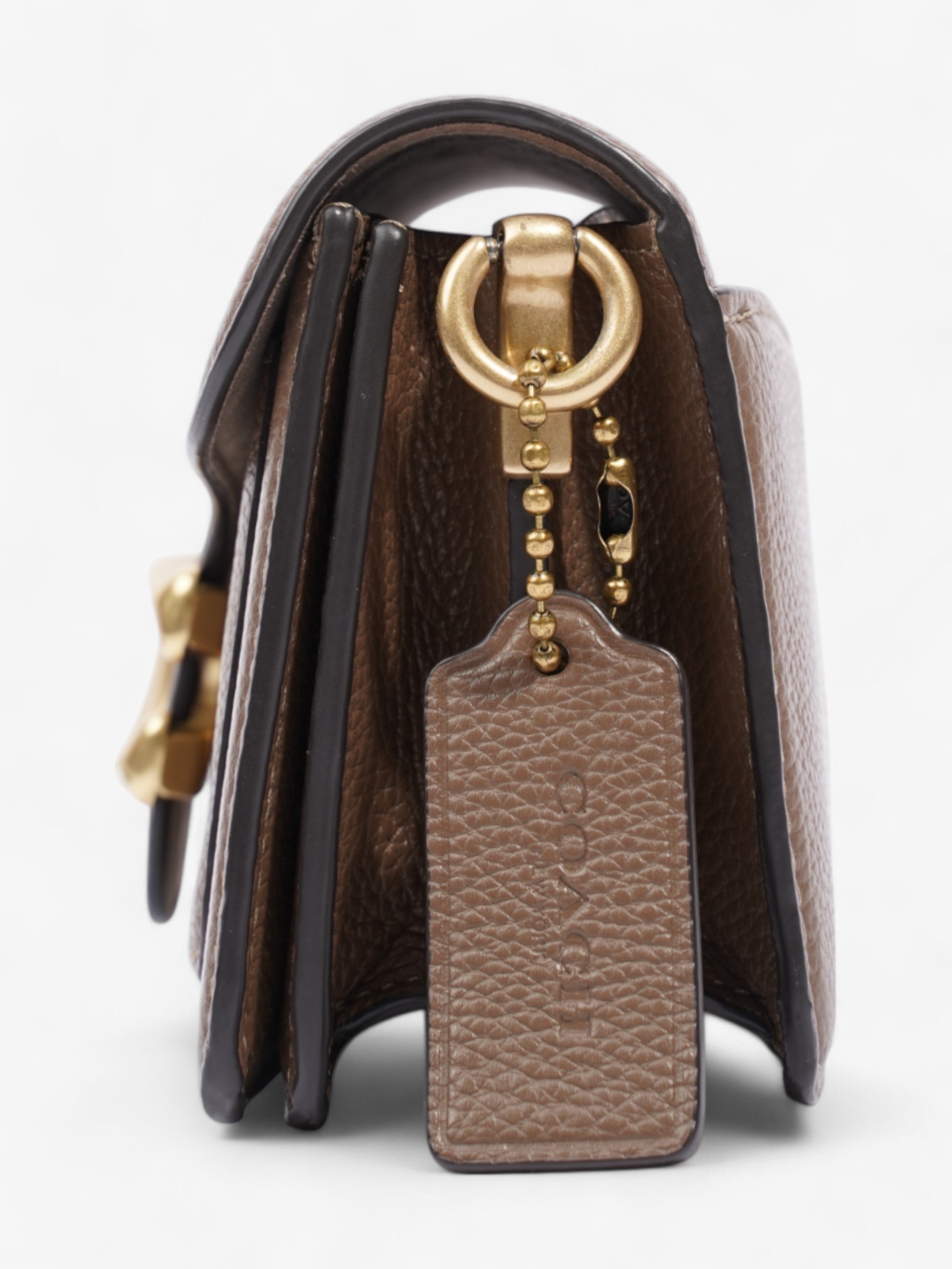 Coach Tabby Dark Stone Grained Leather 20
