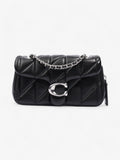 Coach Quilted Tabby Black Nappa Leather 20
