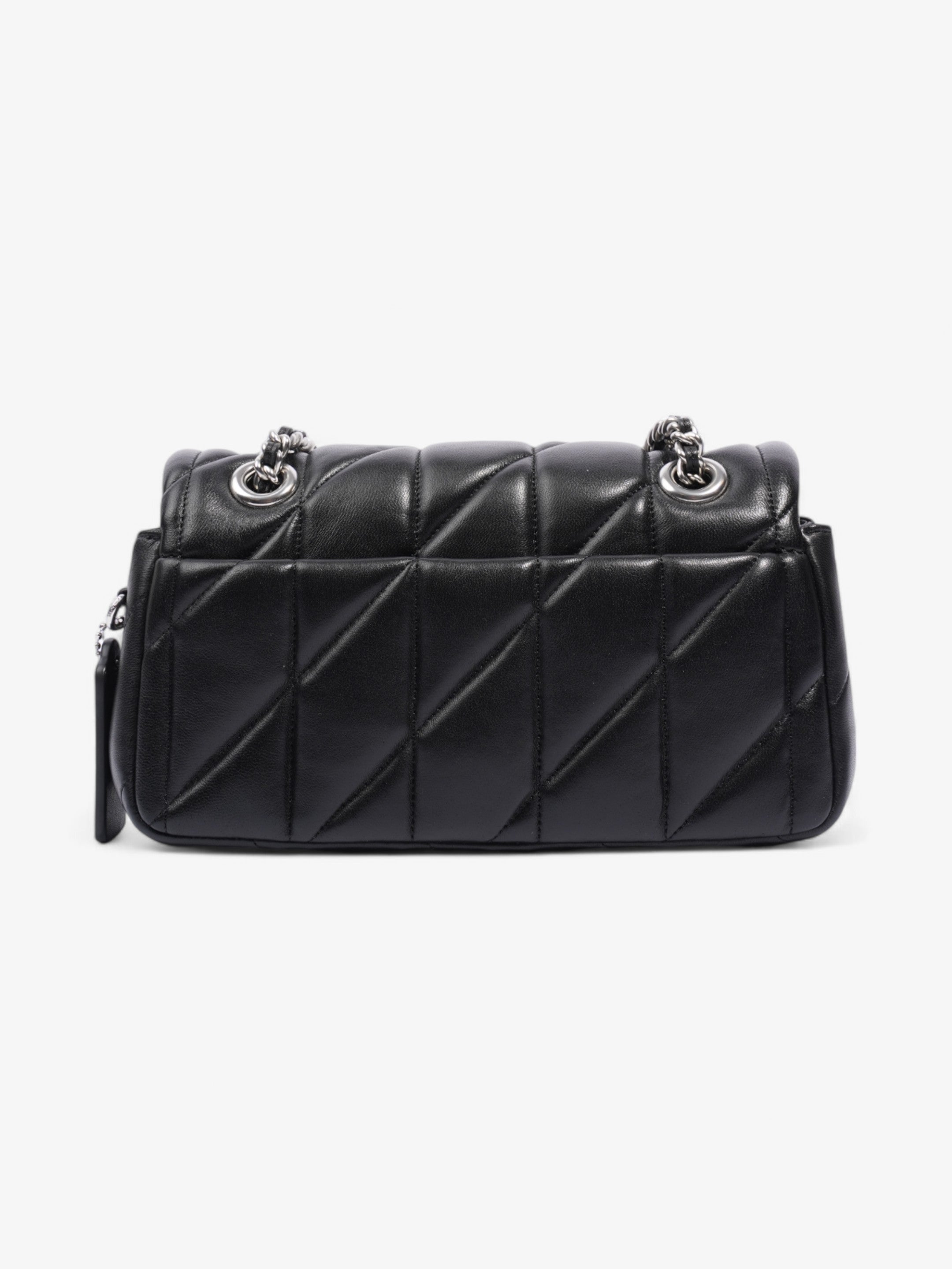 Coach Quilted Tabby Black Nappa Leather 20