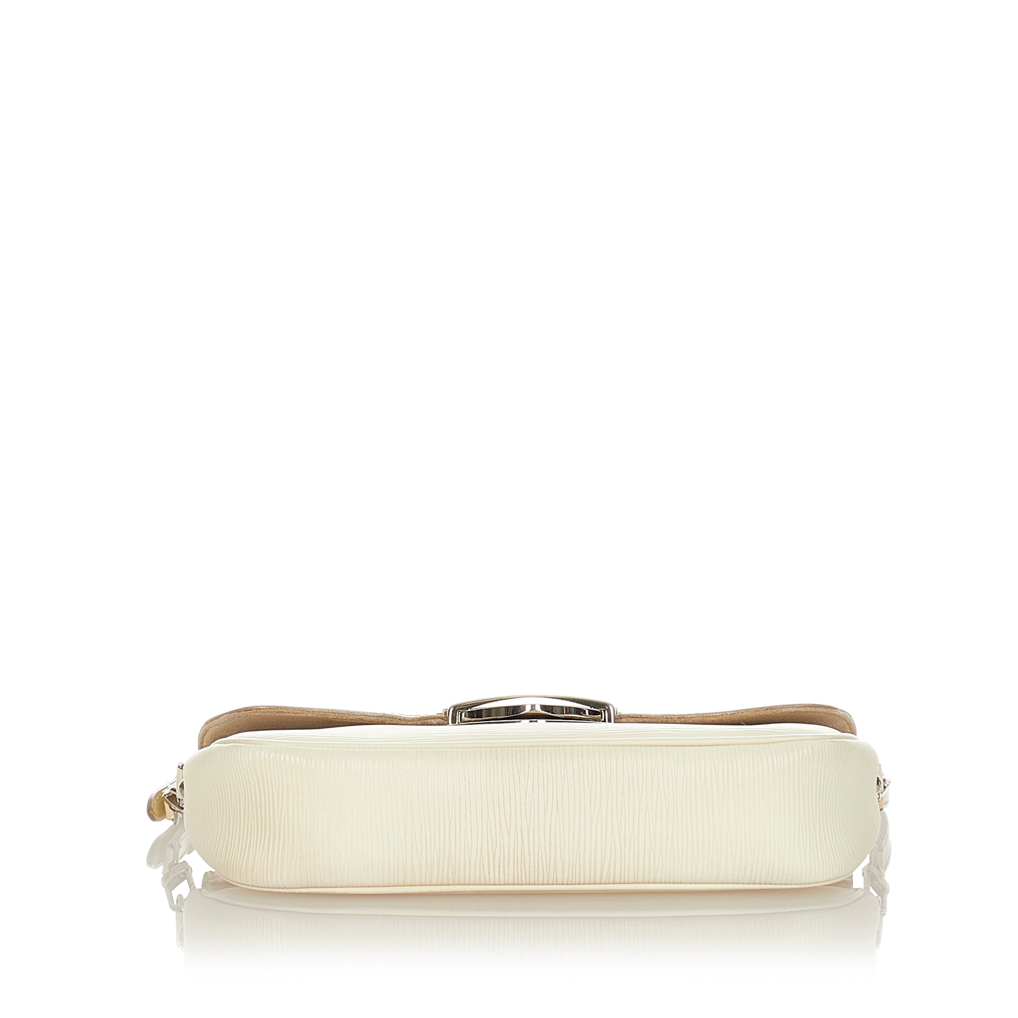 Louis Vuitton Pochette Montaigne White Epi