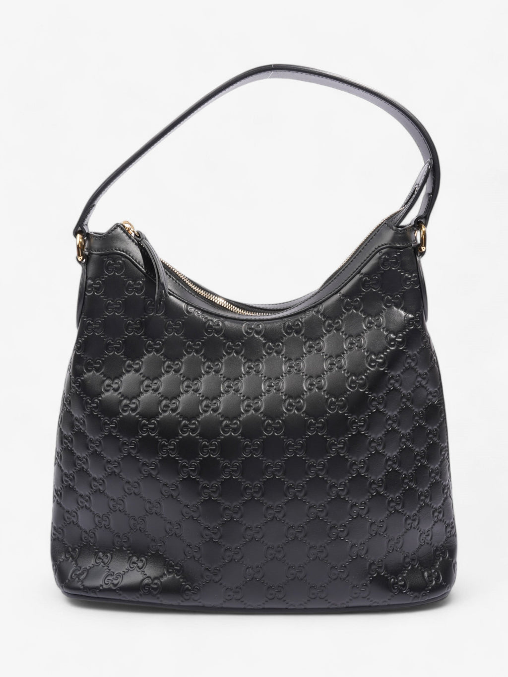 Gucci GG Hobo Black Leather