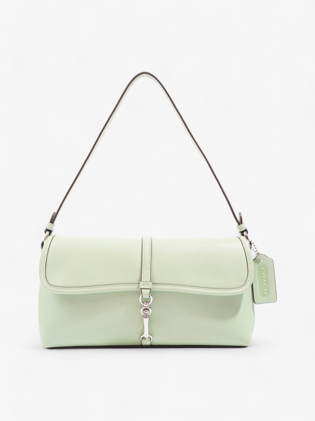 Coach Hamptons Bag Pale Pistachio Leather