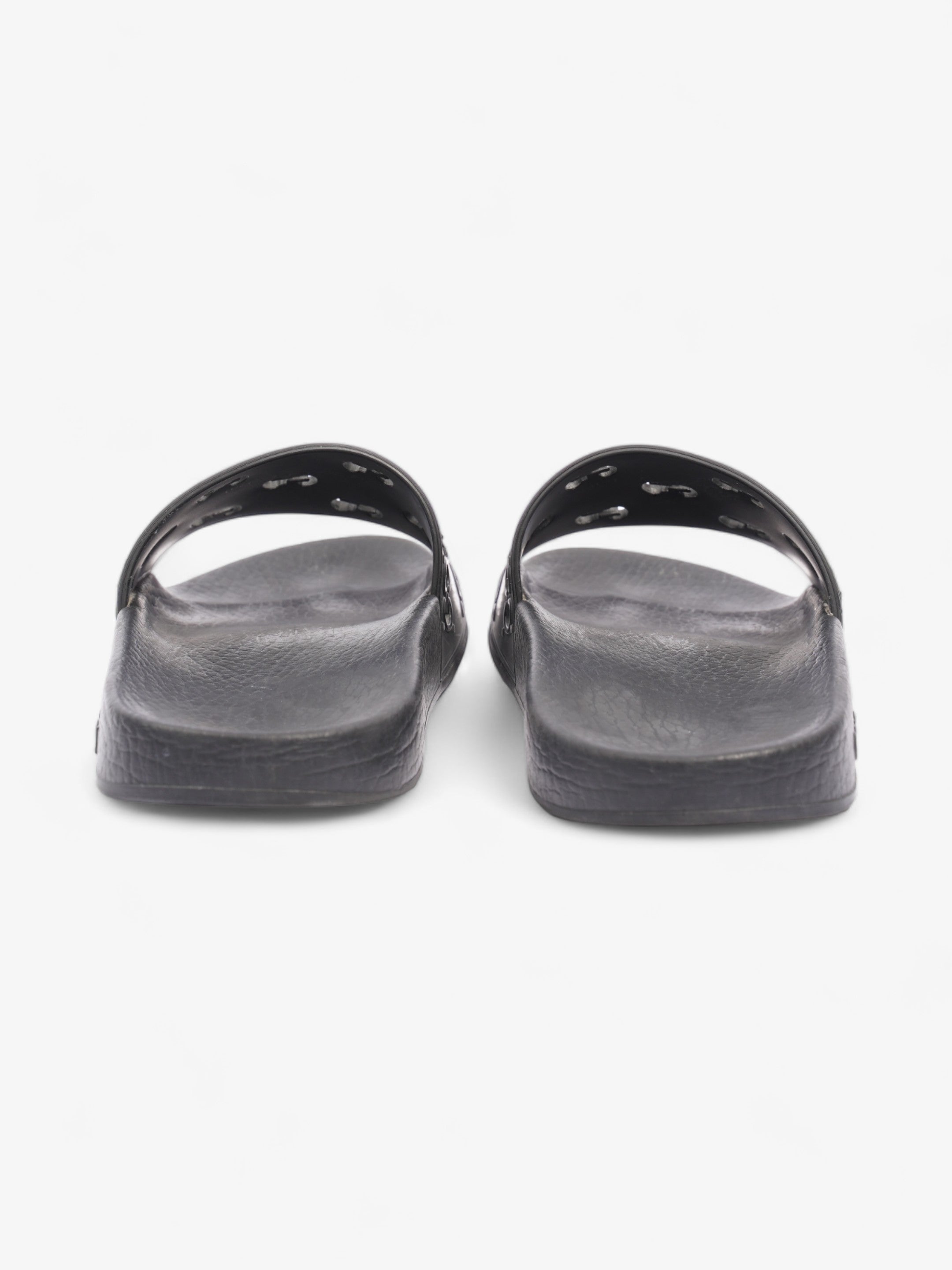 Gucci GG Slides Black Rubber EU 37 UK 4