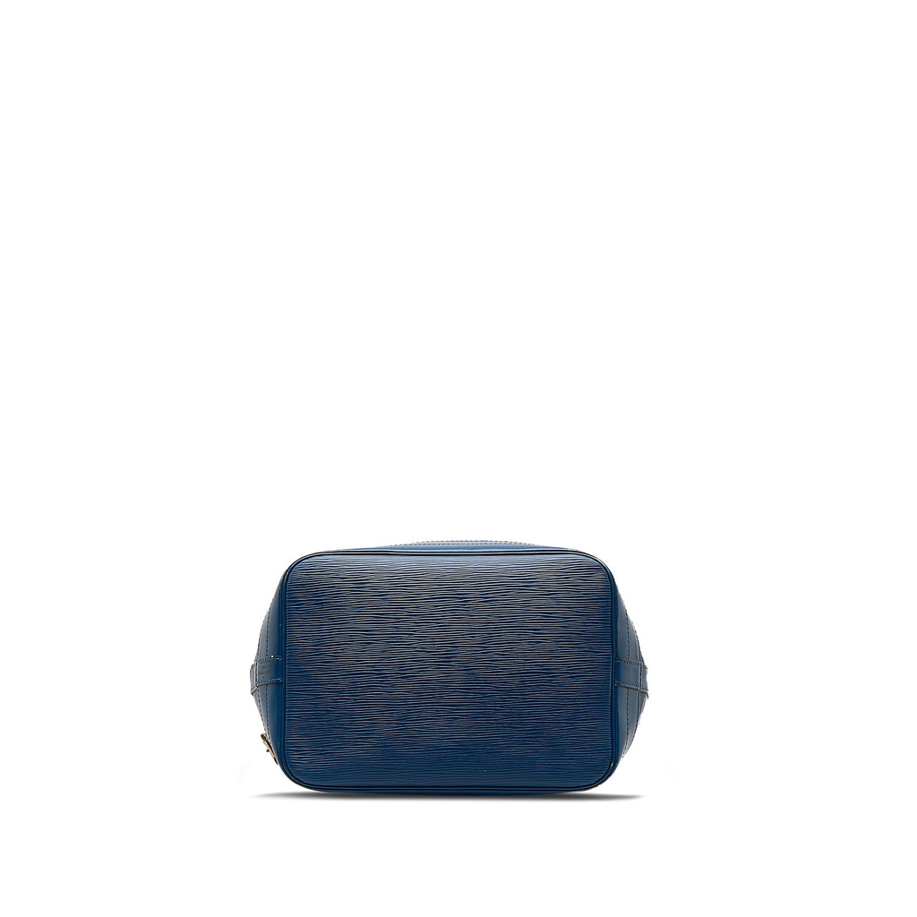 Blue Louis Vuitton Epi Noe GM Bucket Bag